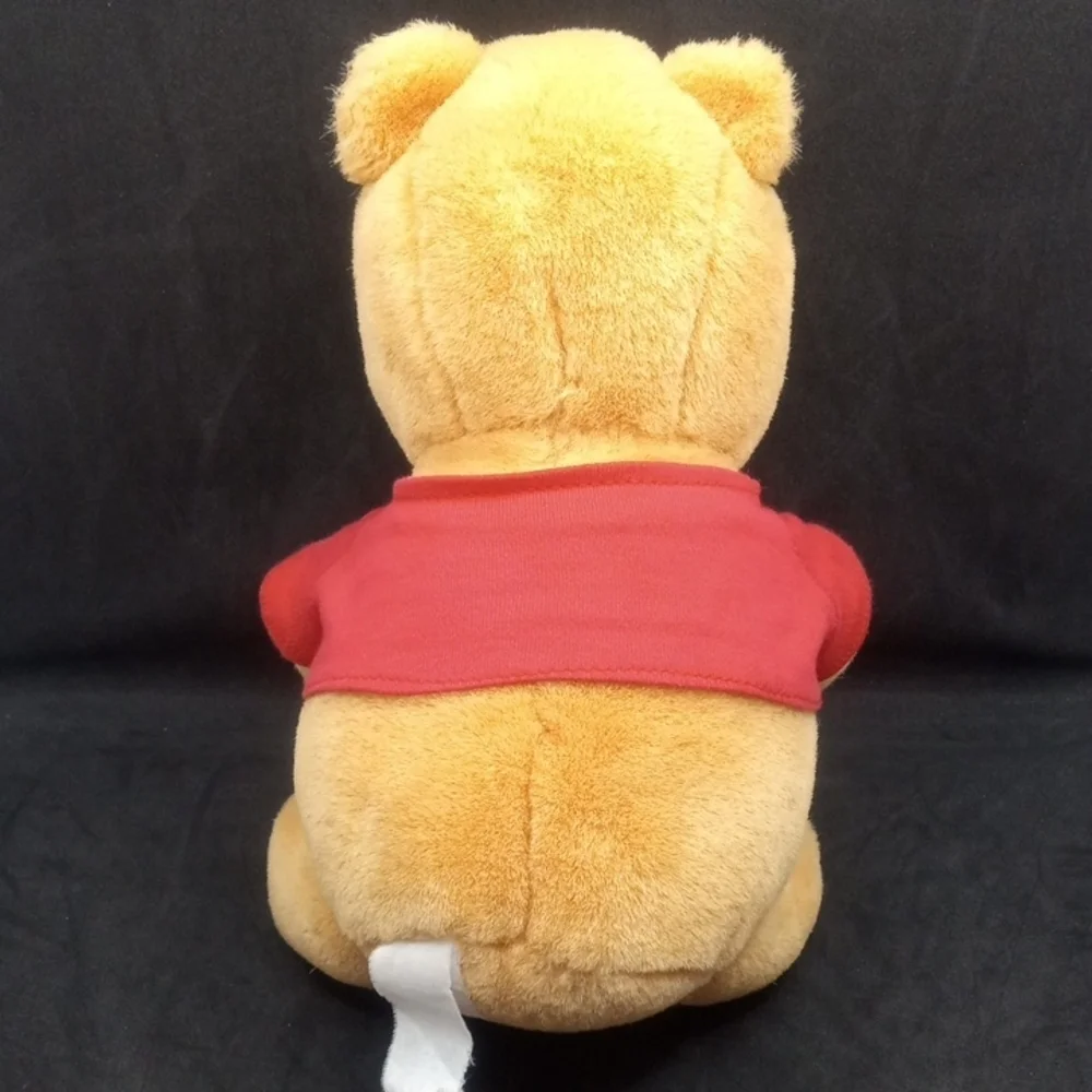Vintage Walt Disney Company Plush Winnie the Pooh in Red Shirt Stuffed Animal